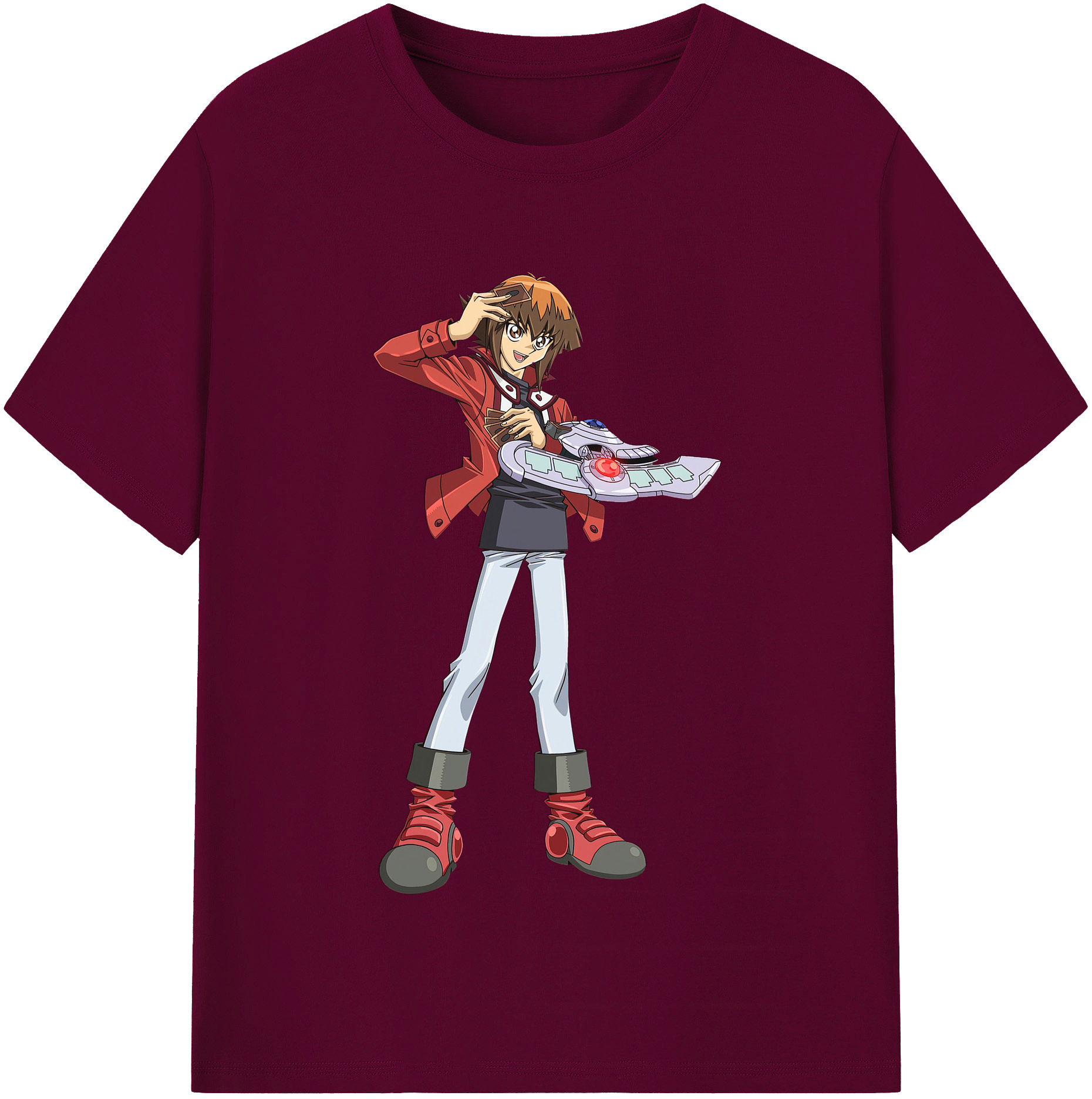 （画像用） 遊☆戯☆王 Yu-Gi-Oh! レディースカジュアルプリントTシャツ（綿100％）